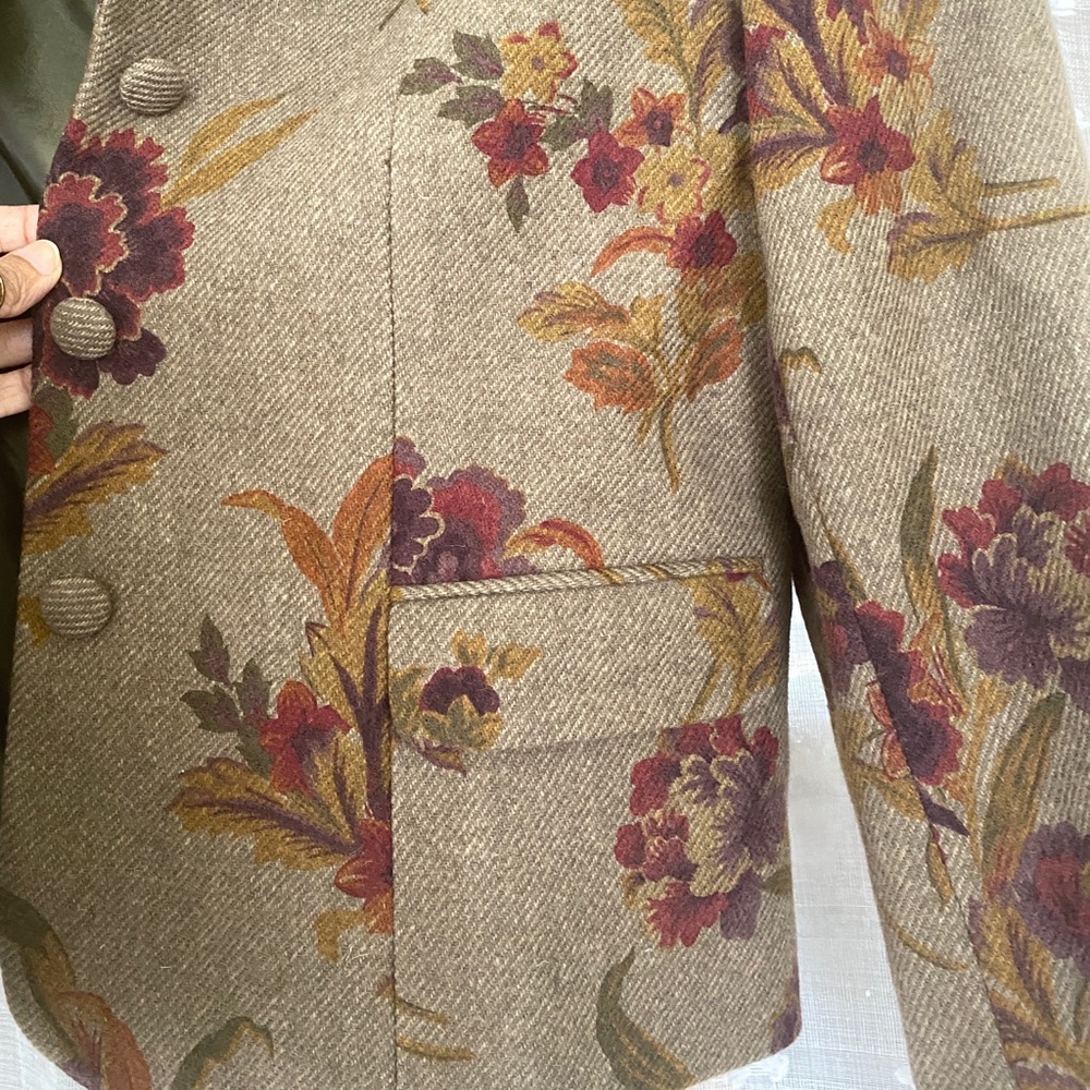 Vintage Pendleton Floral Blazer - image 3